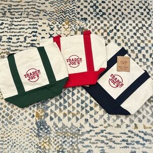 Trader Joe’s Mini Canvas Tote bags set of 3
